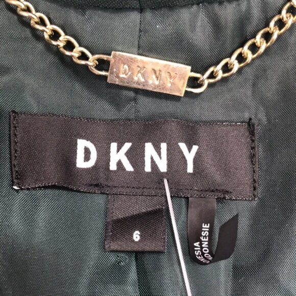 DKNY Ruched-Sleeve Open-Front Blazer - Picture 6 of 7